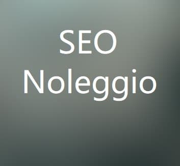 SEO Web Marketing Noleggio